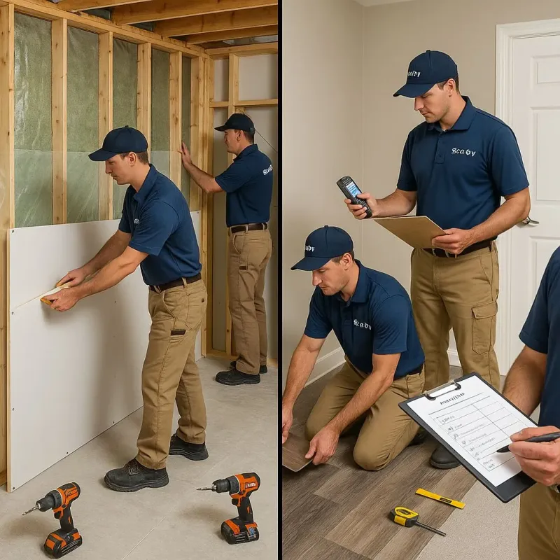 Repairs and Reconstruction process in West Leechburg, PA